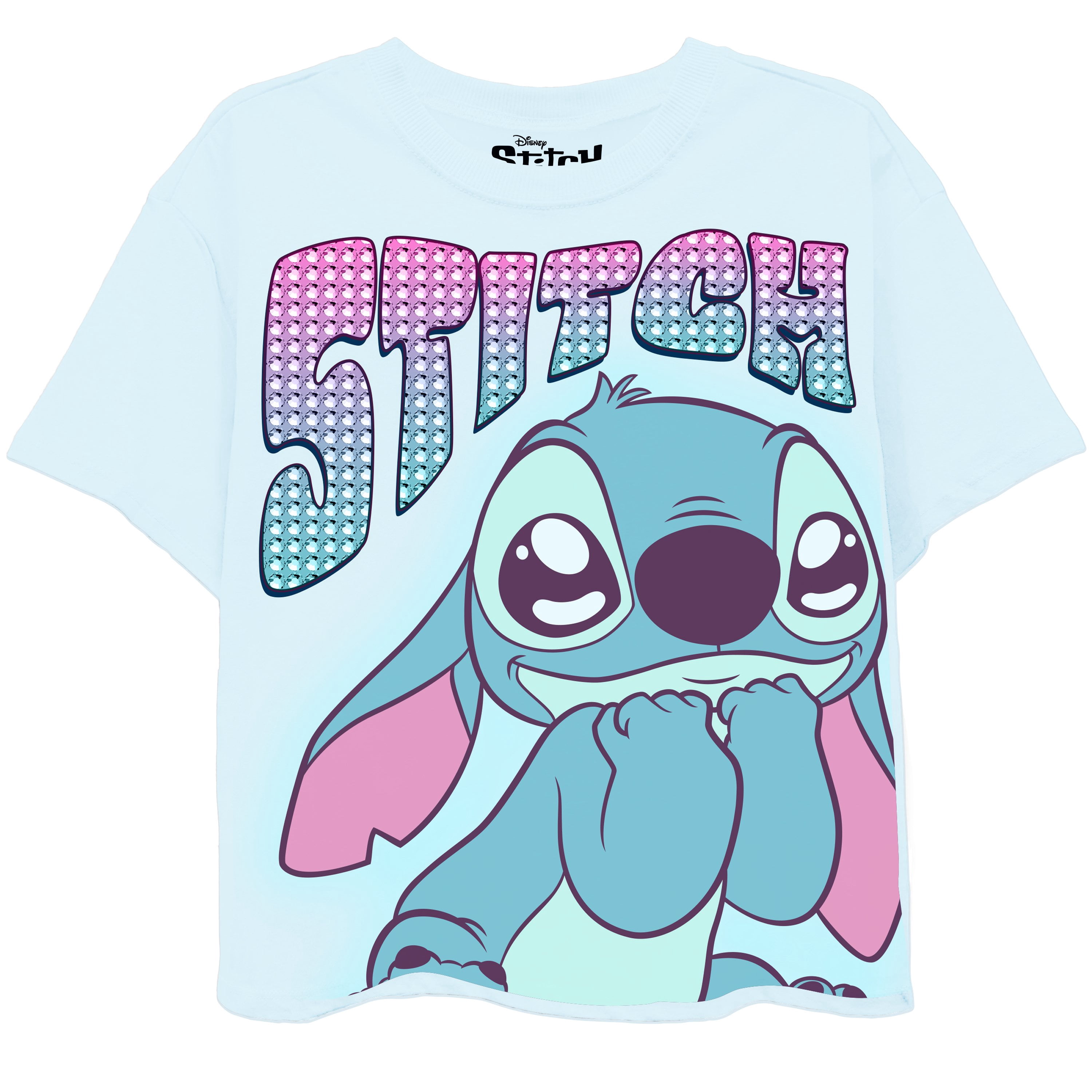 Disney Girls Lilo and Stitch Biker Shorts and T-Shirt- Little and Big Girls Sizes 4-16