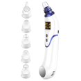 thumbnail image 1 of Blackhead Remover Vacuum - Electric Blackhead Removal Tool Acne Comedo Pore Cleaner, 5 Adjustable Suction Power and 5 Replaceable Suction Probes, LED Screen (White), 1 of 6