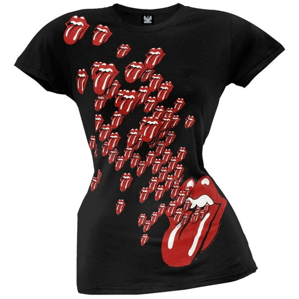 Rolling Stones Rolling Stones Multiple Tongues Juniors TShirt