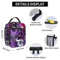 thumbnail image 5 of Durable Oxford Spooky Evolution Style Lunch Bag, Thermal Cooler for Work and Outing with Front Zipper Pocket, 5 of 6