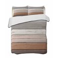 thumbnail image 2 of Farmhouse Brown Grey Twin Size Down Alternative Comforter, Lightweight Comforter Quilt Bedding Set with Pillow Shams Country Vintage Wooden All Seasons Bed Comforter Duvet Insert 68"x86", 2 of 7