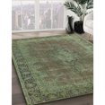 thumbnail image 3 of Ahgly Company Machine Washable Indoor Rectangle Industrial Modern Dark Olive Green Area Rugs, 2' x 4', 3 of 7