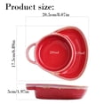 thumbnail image 3 of Handmade Ceramic Soup Bowl With Attached Side Plate, 280ml Soup Cup With Handle, Serving Bowl For Soup, Salad, Pasta, Oatmeal, Microwave Safe Tableware, Ceramic Bowl for Home Kitchen Daily Meals, 3 of 5