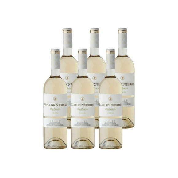 Vino Blanco Albariño Pazo de Nubori 750 ml, 6 unidades Nubori Vino Blanco