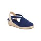 thumbnail image 1 of Mysoft ladies elastic wedged sandals Navy Sandals Size 6M Mysoft Mysoft Sandalias, 1 of 7