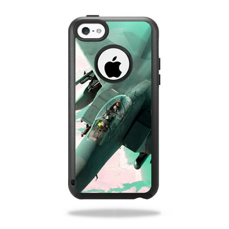 Mightyskins Protective Vinyl Skin Decal Cover for OtterBox Commuter iPhone 5C Case wrap sticker skins Fighter (Best Fighter Jet Game For Iphone)