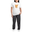 thumbnail image 5 of CafePress - Happy Fox Women's Light Pajamas - Women's Short Sleeve Print T-Shirt and Pants Light Cotton Pajama Set, 5 of 7