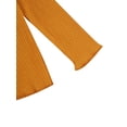 thumbnail image 3 of Mialoley Enfants Tops, Filles Solide Couleur Stand Col Pull à Manches Longues Blouse 1-6ans, 3 of 7
