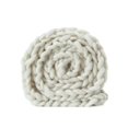 thumbnail image 3 of Cozy Tyme T177-20CWC-UE 40 x 60 in. Sinclair Channel Knit Throw Blanket, Cream White, 3 of 7