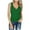 Green, variant on Hauaitttt Womens Casual Loose Solid Color Button V-neck SleevelessTops Blouses Vests Baseball for Women Sleeveless Undershirts Women Womens Top Sleeping Top Athletic Crop Tops for Men Women's Fashion
