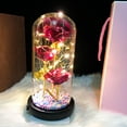 thumbnail image 4 of jifeng Fleurs de Rose Cadeaux d'Anniversaire pour Femmes, Rose avec Led, Rose Rouge, 4 of 8
