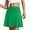Green, variant on Weardear 18" High Waisted Skirts for Women Pleated Athletic Skorts with 4 Pockets Inner Drawstring Golf Skirts for Tennis Workout