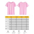 thumbnail image 2 of QAFOPEH Women Daisy Graphic Printed T-Shirt Short Sleeve Crewneck Top, 2 of 6