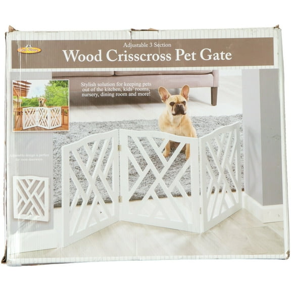 Wood Pet Gates Crisscross Gate 5274