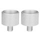 thumbnail image 1 of 2pcs Practical Mic Clip Adapters Thread Screw Adapters 5/8 to 1/4 Adapter, 1 of 3