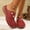Red, variant on Hoshose New Summer Slide Slipper for Women Wide Width Closed Toe Breathable Outdoor Slip on Slippers Soft Soled