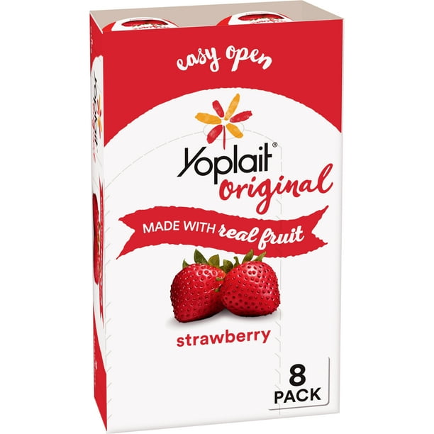 Yoplait Original Yogurt, Strawberry, 8 ct, 48 oz