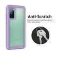 thumbnail image 6 of Galaxy S20 FE 5G Case Clear, Case Cover for 2020 Samsung Galaxy S20 Fan Edition 6.5", Njjex Full-Body Rugged Transparent Clear Back Bumper Case Cover for Samsung Galaxy S20 FE 5G -Purple, 6 of 10