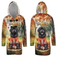 thumbnail image 3 of Hello Fall Newfoundland Football Welcome Autumn with Leaves Pumpkins All Over Print 3D Hooded Duffle Toggle Coat Newfie Dog Lover Gifts - 00012, 3 of 6