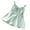 Green, variant on Penkiiy Toddler Baby Girls Outfits Sling Clothes Wave Point Print Romper Kids Dress Toddler Girls Clothes 3-4 Years 2023 Summer Deal
