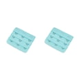 thumbnail image 4 of Minnieouse Correa de extensión sujetador extensor hebilla 3 accesorios de gancho abrazadera elástica Clips ajustables reemplazo 3 filas para azul brillante 2piezas, 4 of 6