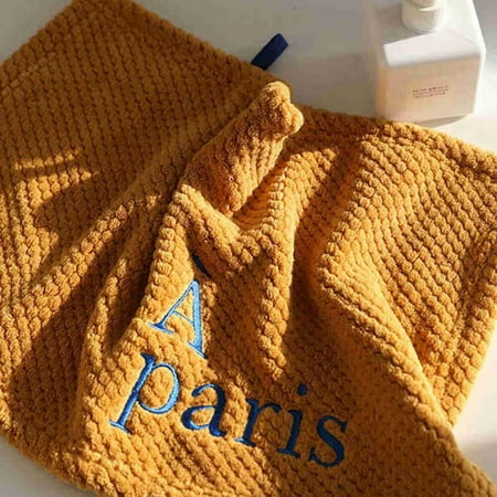 

Jlong Hand Towel Embroidery Soft Water Absorbent Skin Friendly Home Bathroom