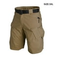 thumbnail image 4 of Shorts pour Hommes Vêtements de Sport Cyclisme Multi-Poches Shorts Vélos de Montagne Randonnée Pantalons Lavables Réutilisables Chasse Pêche Décontracté pour Homme Kaki TTTG, 4 of 6