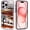 Modern Desert Cactus Pink, variant on Case for iPhone 14 Pro Max, Compatible with MagSafe, Modern Desert Cactus for Shockproof Protective, Slim Hard PC+TPU Cute Bumper Magnetic Clear Case for iPhone 14 Pro Max - Pink