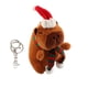 thumbnail image 2 of Llavero de peluche de carpincho, mochila de animales de peluche de carpincho, colgante de muñeca portátil llavero bufanda verde, 2 of 9