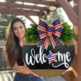 thumbnail image 3 of JJKBVCLO Themed 3D Pumpkin Leaf Door Sign Wall Décor Rustic Farmhouse Style, 3 of 4