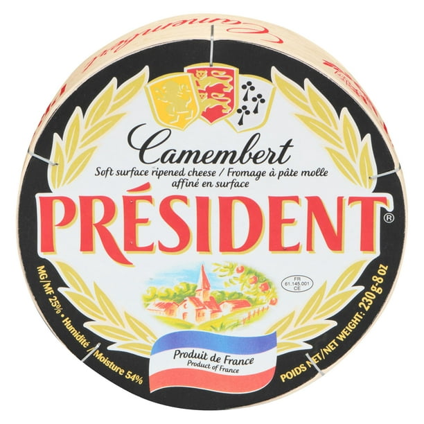 PRÉSIDENT Camembert Fromage Importé de France