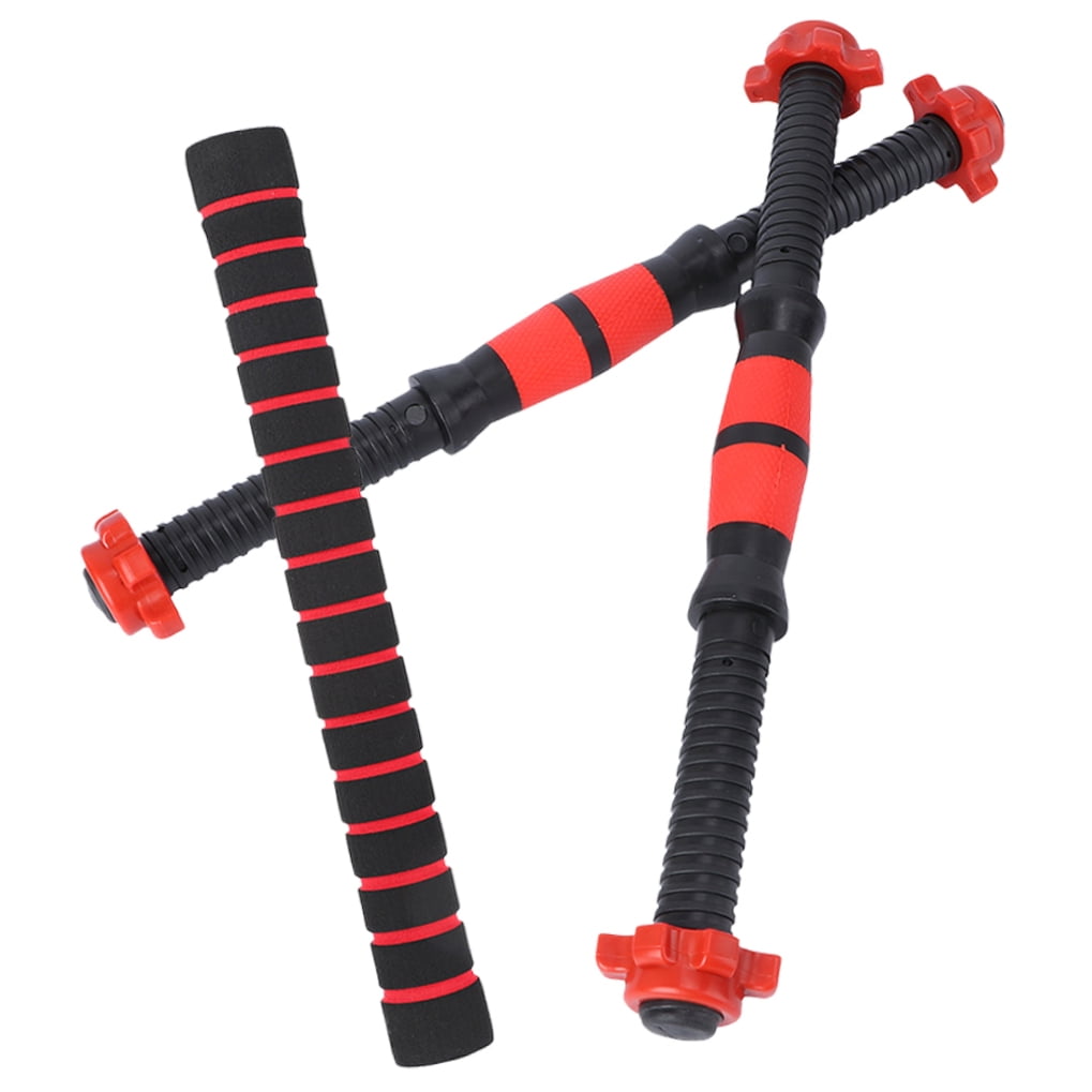 UPKOCH Threaded Dumbbell Bars Dumbbell Extension Rod Red Universal Design Women 1 Set
