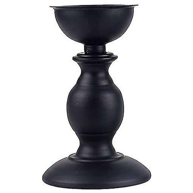 Candelabro de Metal moderno negro, candelabro de hierro grande nórdico para boda, romántico