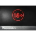 thumbnail image 3 of Glowneon 18+ Neon Sign, 18+ Birthday Party Celebration Decor, Symbol 18+ Led Light, 18th Birthday, 3 of 4