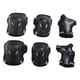 thumbnail image 1 of Almohadillas para las manos, coderas y rodilleras para ciclismo al aire libre, equipo de protección práctico. Azul negro, 1 of 9