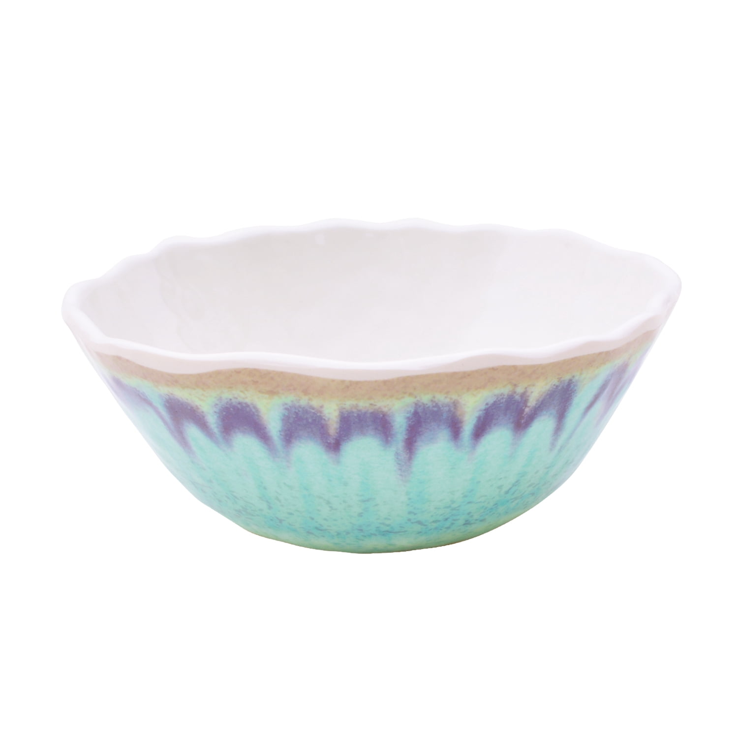 222 Fifth PTS America Sea Splash 12-Piece Melamine Dinnerware Set