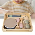 thumbnail image 1 of Instrumentos de Percusión de Madera Perfecl para Niños Pequeños con Bandeja de Madera, 1 of 8
