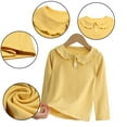 thumbnail image 5 of Esaierr Kids Toddler Girls Cotton T-Shirt Tops for 2-12T Clothing Spring Fall Fashion Bottoming Shirt Blouse Baby Long Sleeve Shirts, 5 of 9