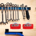 thumbnail image 4 of DEEPCRAFF 3 Pcs Bacs Organisateurs Rouges en Panneau Perforé pour Rangement avec Grande Capacité de Charge et Installation Facile, 4 of 6