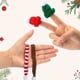 thumbnail image 4 of Yuarrent Juego de 5 sombreros de lana navideños de amplia aplicabilidad para todas las edades, sombreros navideños, sombrero de gnomo en Barra de herramientas rojo+verde, 4 of 6