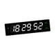 thumbnail image 5 of Reloj digital LED con pantalla para sala de estar, números grandes, despertador para colgar en la pared Blanco verde, 5 of 9