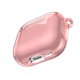 thumbnail image 2 of Funda Protectora Transparente Con Mosquetón TPU para Airpods 4 (Transparente) Rosa, 2 of 5