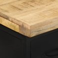 thumbnail image 2 of vidaXL Sideboard with 3 Drawers and 2 Doors Rough Mango Wood 1 Shelf, 2 of 5