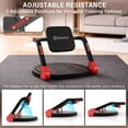 thumbnail image 4 of ARVIVO 5-in-1 ABMAX Sit Up Machine with Flat Backrest& Foam Roller 3 Adjustable Resistance Levels Ab Exercise Equipment for All Ages 330lbs, 4 of 9