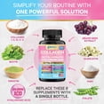 thumbnail image 6 of Parrox Collagen Peptides Types I, II, III, V & X, MCG Biotin, Keratin, Hyaluronic Acid, MSM, Zinc, Grape Seed Extract, Quercetin, Vitamin A, Vitamin C, Vitamin E, Magnesium, Folic Acid (90 Capsules), 6 of 9