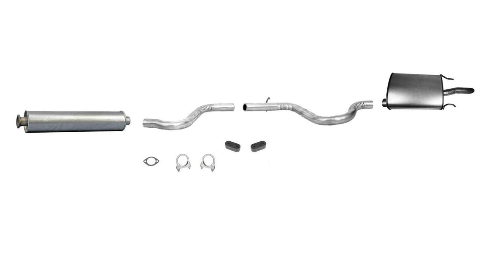 Front Resonator Middle Pipe & Muffler Exhaust System fits 2005-09 LaCrosse 3.8L