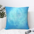 thumbnail image 6 of YFYANG Square Decorative Throw Pillow Case (Without Pillow Insert), Dreamy blue Aurora Bedroom Sofa Car Cushion Cover, 16"x16", 6 of 9