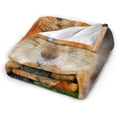 thumbnail image 5 of Ultra Soft Blanket Squirrel Throws Blanket Plush Fuzzy Lightweight Couch Sofa Bed Warm Cozy Flannel Blanket for Kids and Adults Gift 60"X50", 5 of 6