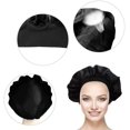 thumbnail image 2 of 3 piezas de gorro de satén para dormir, gorro de seda para dormir, gorro de satén de banda ancha, gorro de seda para dormir por la noche, 2 of 5
