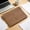 C, variant on Dark Brown Waterproof Thickened Leather Folder, Vintage-Style Leather Portfolio for Class Presentations, office Proposals, Meeting Notes and Document Carry